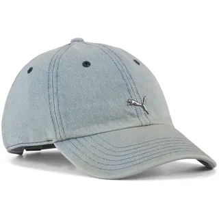 Puma Wardrobe Ess Metal Dad Cap blau onesize