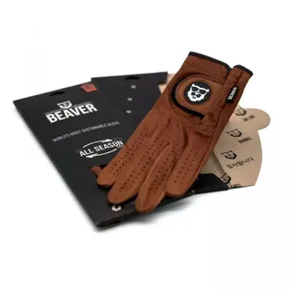 BEAVER GOLF Handschuh All Weather, braun