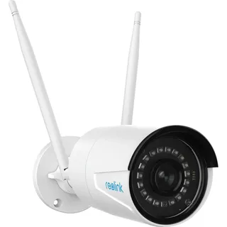 Reolink 5MP WLAN Kamera Outdoor, 2,4GHz/5GHz WLAN CCTV IP Kamera Aussen mit Personen-/Fahrzeugerkennung, Nachtsicht, Bewegungsmelder, SD-Kartenslot, Zeitraffer, Außenkamera RLC-510WA