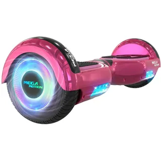 MEGA MOTION Hoverboards für Kinder, 6.5 Zoll Zweirad Selbstbalancierendes Hoverboards mit Bluetooth Lautsprecher, Kommt mit cool leuchtendem Rad, mit LED-Leuchten, Geschenk für Kinder und Jugendliche