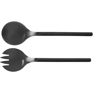 Wenko Salatbesteck Nagy, in Schwarz - (L)29 cm,