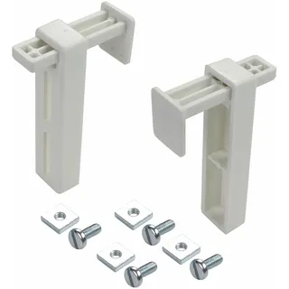 LIEDECO Klemmträger Universal, 2 Stück weiß