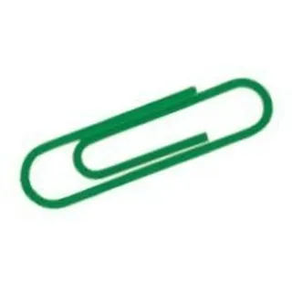 Alco Briefklammer Metall kunststoffüberz 32mm dunkelgrün 100 Stück