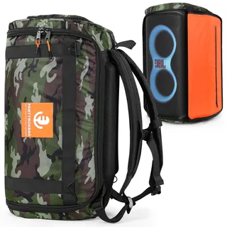 OUKNAK Taschen für JBL Partybox Bluetooth Lautsprecher Tragetasche Case Tragbar Tasche Reise Schutz Taschen für JBL Partybox Serie Bluetooth Party-Lautsprecher (For JBL partybox 120 camouflage)