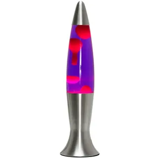 Licht-Erlebnisse Lavalampe Angelina lila/rot