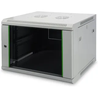 Digitus Wandgehäuse Dynamic Basic, Serie 12 HE 19 Zoll Rack), Serverschrank, Grau