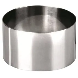 Ibili Clasica Dessertring, Tortenring, Kuchenring rund, 24 cm Durchmesser, 4,5 cm Höhe, 1 Stück