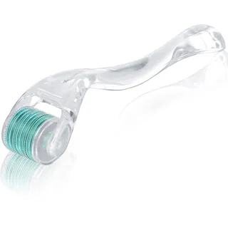 LOPHE Dermaroller 0.5mm, Bartroller für Mann & Frau, Microneedling Gesichtsroller für Gesicht und Körper, Bart Roller für Hair Bartwuchs, Anti-Aging, Anti-Falten, Narbenentfernung (Grüner Kopf)