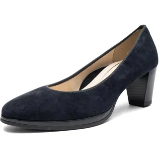 ARA 13436-02 Plateau-Pumps Leder Blau 36,5