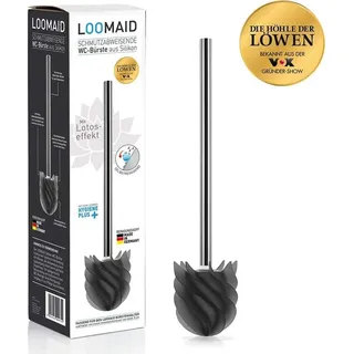 DS PRODUKTE LOOMAID WC-Bürste Silikonkopf Edelstahl/anthrazit