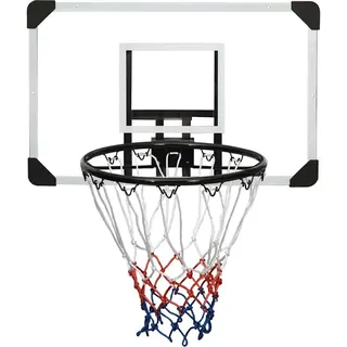 vidaXL Basketballkorb Transparent 71x45x2,5 cm Polycarbonat