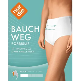 NUR DIE Formslip Cotton aus Baumwolle mit Shaping-Effekt - weiß