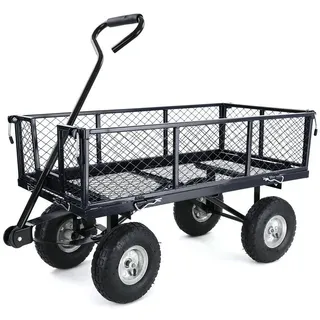 RAMROXX Bollerwagen schwarz