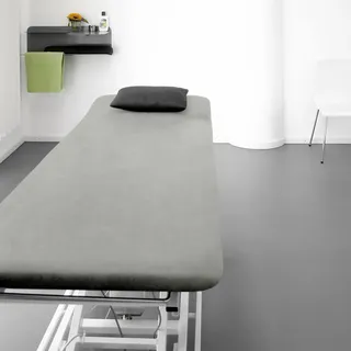 Traumschlaf Frottee Liegenbezug für Behandlungsliegen ca. 65x190 cm, grau - grau