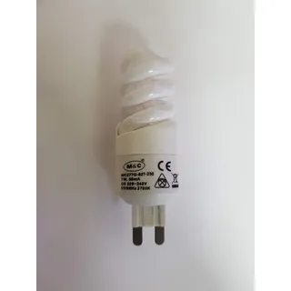 Lampenlux Energiesparleuchtmittel G9 7W 300lm 10000h Energieklasse A Glühbirne