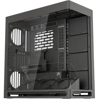 HAVN HS 420 VGPU PC-Gehäuse, Midi-Tower, E-ATX, Tempered Glass, PCIe 5.0 Riser Midi-Tower Gehäuse,
