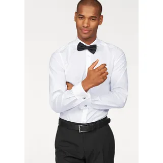 Olymp Herren, Businesshemd Schlank 609565 | Hemd, Level Five Soirée weiß, 39