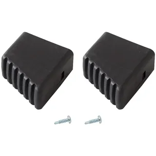 Krause Fußkappen Haushalts-Leiter Schwarz 20 mm x 40 mm