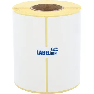 Labelident Versandetiketten 4x6 Zoll (100 x 150 mm) - 500 Thermoetiketten auf 1 Rolle(n) 40 mm Kern | Selbstklebende, beständige DHL-Label mit Trägerperforation für Thermodrucker