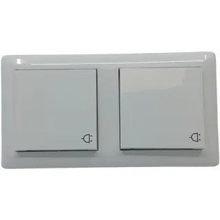 Gira Abdeckrahmen 415803 Weiß