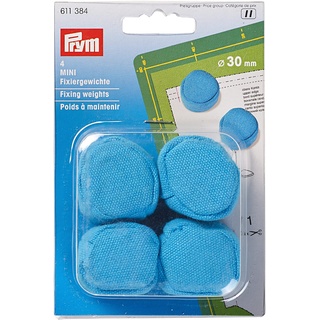 Prym 611384 Fixiergewichte, Baumwolle und Sand, Blau, 30 mm