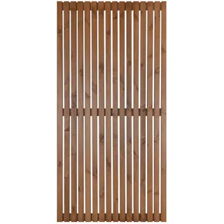 Andrewex Sichtschutzelement Quadra 180 x 90 cm Braun Holz