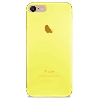 Puro 0.3 Nude Cover Fluo Yellow für Apple iPhone 7/8/SE 2020