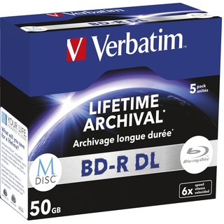 Verbatim M-Disc BD-R DL 50 GB bedruckbar