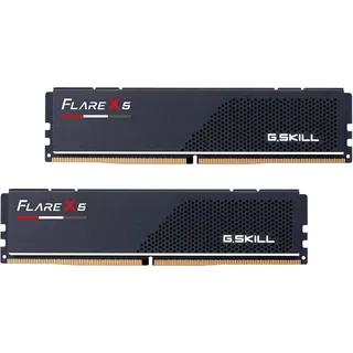 G.SKILL Flare X5 schwarz DIMM Kit 32GB, DDR5-6000, CL32-38-38-96, on-die ECC (F5-6000J3238F16GX2-FX5)