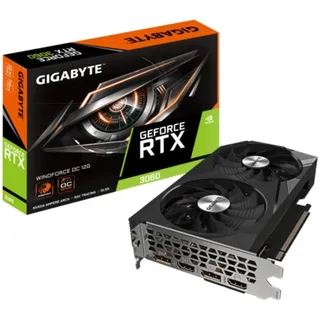 Gigabyte GeForce RTX 3060 Windforce OC 12G rev. 2.0 12 GB GDDR6 1,837 GHz