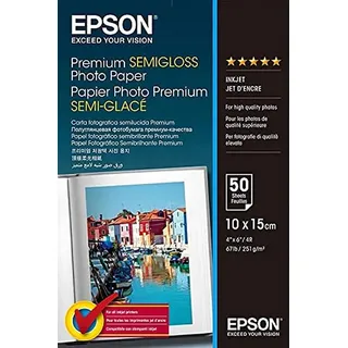 Epson Fotopapier Premium Semigloss 10x15 50Blatt S041765