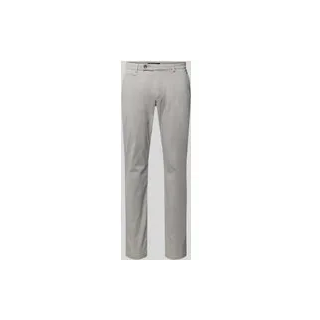 Regular Fit Chino mit Gesäßtaschen, Silber, 36/30