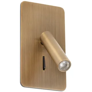 FARO Suau LED Wandeinbauleuchte 1 bronze
