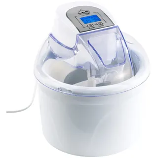 Rosenstein & Söhne 4in1 Eismaschine EMA-300 mit LCD-Display 1,5 l