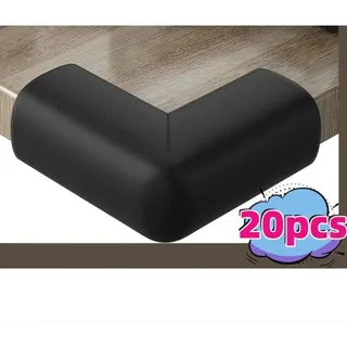 Csparkv - 20 Eckenschutz aus Gummi – breites Kissen für maximalen Schutz des Babys – Tischeckenschutz – mit vormontiertem doppelseitigem Kleber –