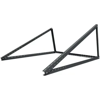 Schwaiger Solarmodulhalterung für 1 Panel Aluminium schwarz