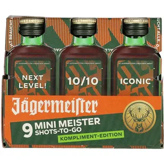 Jägermeister 9 x 0,02l