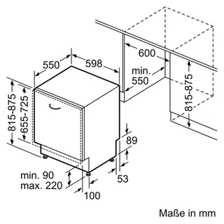 Bosch Serie 6 SMV6ZCX16E Einbau-Geschirrspüler (vollintegrierbar, 598 mm breit)