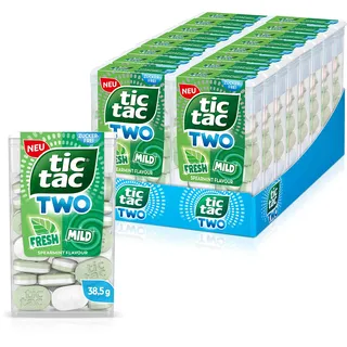 Ferrero Tic Tac Two Spearmint Fresh & Mild - 16 x 38,5g Packungen