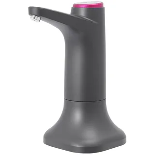 Wasserflaschen Pumpe Elektrischer Wasserspender USB-Ladung Flaschen Trinkwasserpumpe Tragbarer Wasserflaschen Pumpe Wasserspender Wasserpumpe für Home Office Küchen Camping (Schwarz)