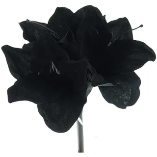 Gasper Amaryllis - Ritterstern Schwarz wie die Nacht 50 cm - Kunstblumen