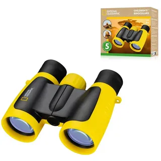 National Geographic 9104500 - Kinderfernglas 3x30, 3-fache Vergrößerung, gelb/schwarz