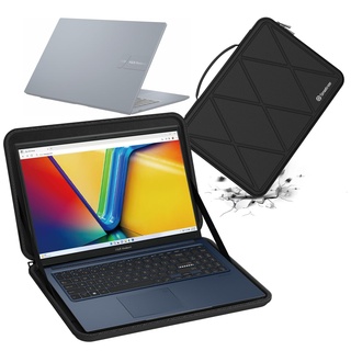 Smatree Hard Eva Schutzhülle Tasche kompatibel für 15,6 Zoll ASUS Vivobook Pro 15 OLED K6502 Laptop und Anti-Shock Tasche (X8275)