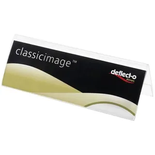 Deflecto 778901 Tisch-Namensschild Classic Image® (L x B x H) 30 x 150 x 55mm 1St.