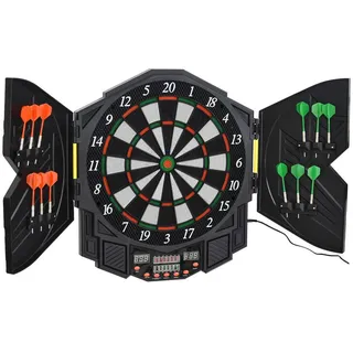 Homcom Dartboard Elektronisch Kunststoff inkl. 12 Pfeile