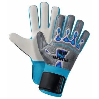 Erima Flex-Ray Protect Torwarthandschuhe mit Fingersave grau/blau 6