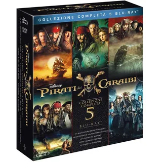 Blu-Ray - Pirati Dei Caraibi Collection 1-5 (5 Blu-Ray) (1 Blu-ray)