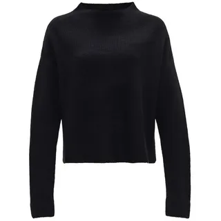 Opus Damen Pullover | Feinstrickpullover PASIKA Regular aus weichem Woll Mix Black, 42
