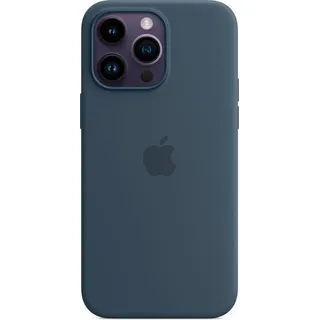 Apple iPhone 14 Pro Max Silikon Case sturmblau