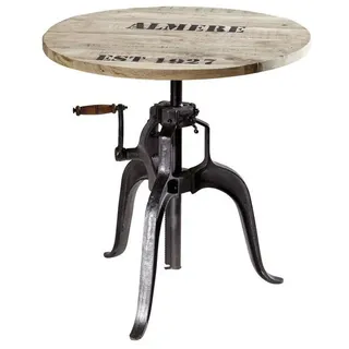 Massivmoebel24 Mango 75 x 78 x 75 cm naturbelassen/beige